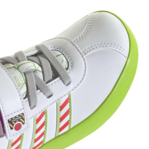 Image of adidas Kids' VL Court 3.0 Elastic Lace & Strap Shoe