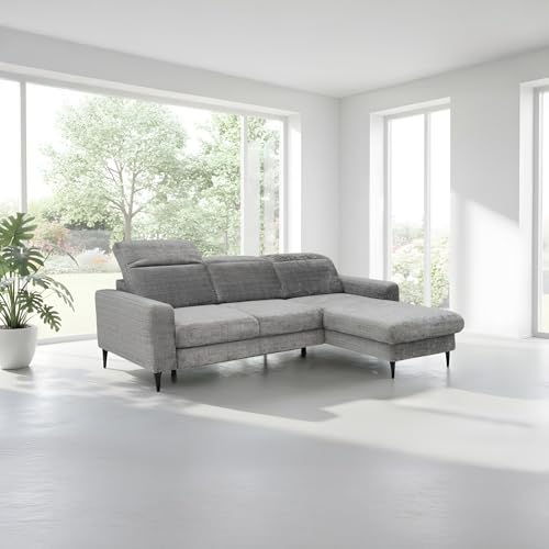 BUGAJSKI Sofa Ecksofa 3-Sitzer L-Form Couch mit Schlaffunktion...
