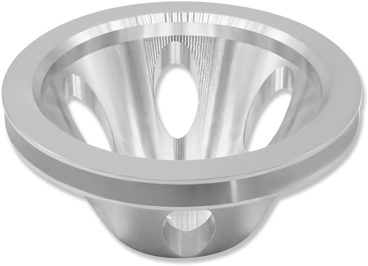 Short Water Pump Pulley Single Groove SWP For Chevy BBC 396 427 454 1965-1968 Polished Aluminum
