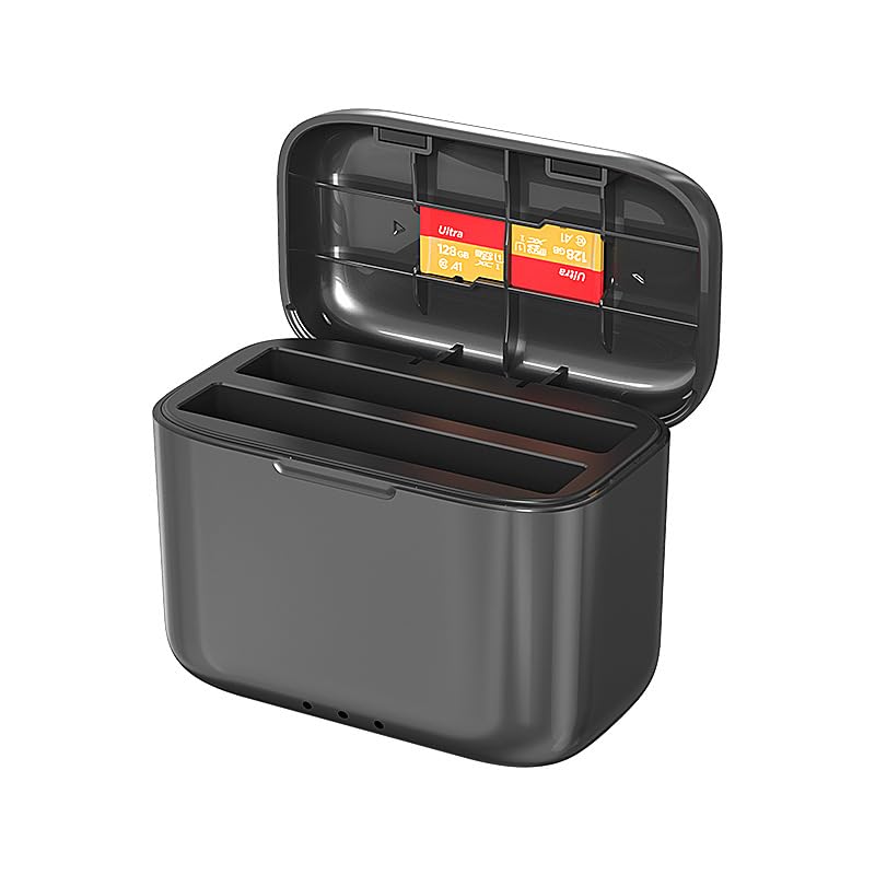 Image of Battery Fast Charging Hub Box for Insta360 One X4 Action & Sports Camera Accessories One X4 Accessories (Fast Charging Hub Only No Battery & Sim Card Included), USB C
