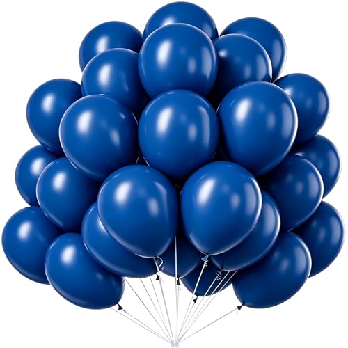 Luftballons Dunkelblau 100 Stück blau Luftballons 10 Zoll Latex luftballons Geburtstag Luftballon Dunkelblau Ballons Geburtstag Partydeko Hochzeits Festival Jahrestag Deko
