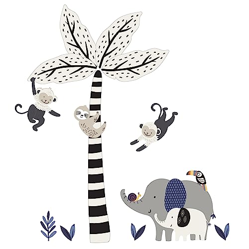 Vinilos decorativos infantil Jungle Party 15 piezas miniatura 1