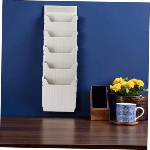 Organiseur de dossiers mural extensible réglable pour optimiser les petits bureaux - 8