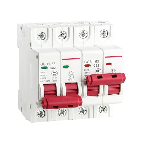 Disyuntor de enclavamiento de doble potencia 4P 63A interruptor manual cambio red generador