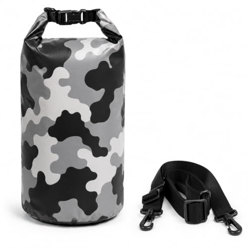 Image of 10 Liter Transparent Ocan Bag Roll Top Transparent Storage Bag Lightweight Dry for Traveling, Swimming, Kayaking, Camping, Fishing