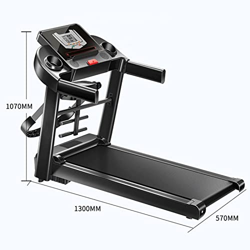 Image of Treadmill Household Small and Medium Treadmill Indoor Aerobic Fitness Mute Foldable Folding Mini Treadmill