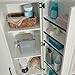 Sauder HomePlus Kitchen Storage Pantry Cabinet with Swing Door Storage and Adjustable Shelves, in Soft White finish
