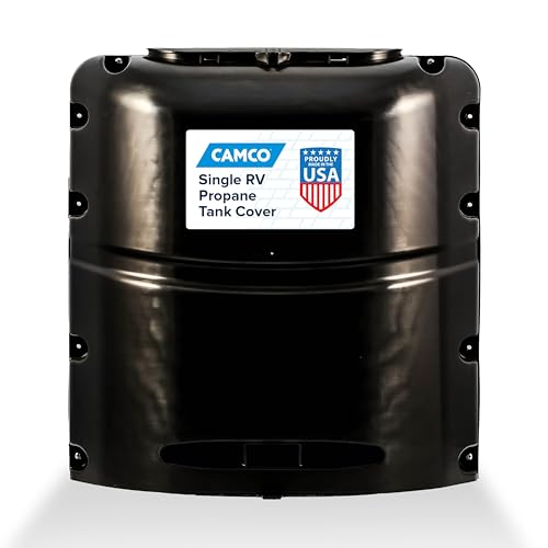 Camco Single Camper/RV Propane Tank Cover - Features a...