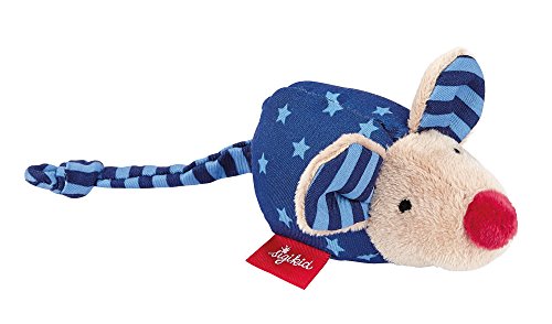 sigikid, Jungen, Greifling und Rassel Maus, Blau, 49137