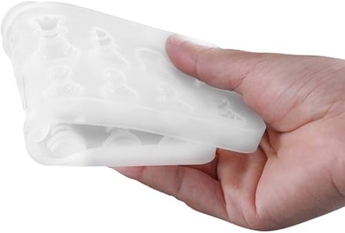 Miniatura 3 de EXCEART Molde de silicona de ajedrez epoxi 3D, piezas de ajedrez epoxi, molde de resina para manualidades, chocolate, caramelo, joyería, arte,