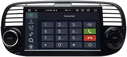 Bluetooth hands-free calling screen showing a dial pad.