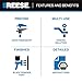 Reese 94920 Goose Box 5th Wheel Pin Box, Air Ride 20,000 lbs. Capacity, Fits Lippert (1621, 1716, 0719, Rhino), Fabex PB 600 Series