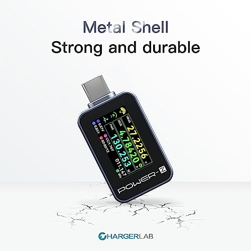 Image of ChargerLAB Power-Z C240 Portable USB-C Tester, Digital Power Meter, Supports up to 240W and PD3.1 QC5.0, for USB-C Phones, Laptops, Chargers and More
