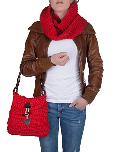 Hoooked Ribbon Xl Yarn-Lipstick Red #TOP5