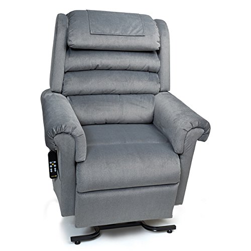 Golden Technologies - Maxicomfort Relaxer - Lift Chair - Large - 22'W x 22'D Seat - Sterling
