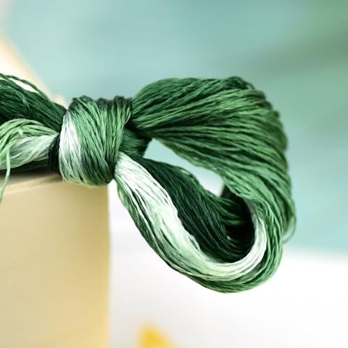 Image of Mulberry Silk Floss Embroidery Thread Floss-Cross Stitch Threads China Silk Woven Jewelry Threads DIY Sewing Kits (10)