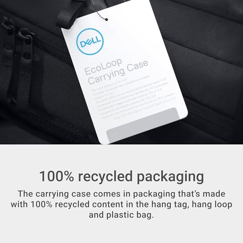 Image of Dell EcoLoop Essential Laptop Backpack CP3724, 16in, 18L, Water Resistant
