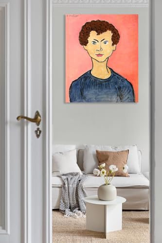 Henri Matisse Portrait avec un pull Impression sur Toile de Qualité - 4