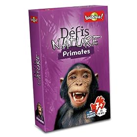 BIOVIVA – Défis Nature – Primates – Jeu de société ludique dès 7 ans – 280044