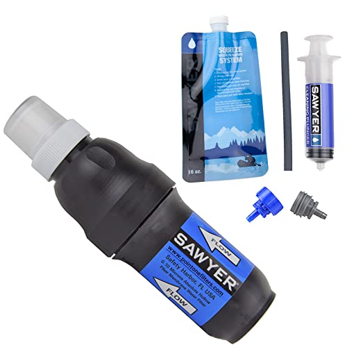 (CANADA) Sawyer PointOne Water Filter System wi/ 16 oz Pouch, Straw & Hydration Pack Adapters (CAD)
