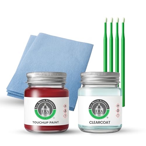 ERA Paints - JV - Sangria Red Metallic for MERCURY Exact OEM Color Match Automotive Touch Up Paint for Cars - Scratch & Chip Repair for Metal & Plastic - Essential Kit - Made in USA