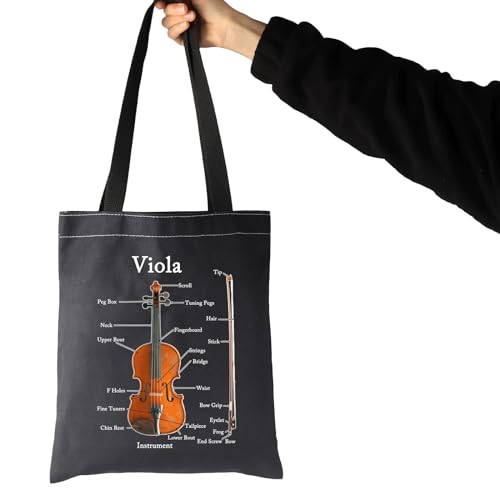 Bolso Tote para músico de viola miniatura 5
