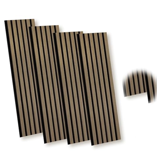 Paneles Acústicos Vohala 4-Pack - Paneles Decorativos para Pared en Madera 3D para Reducción de Ruido miniatura 1