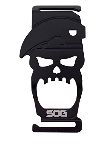 SOG Multi-Tool MacV Bite: Bottle Opener, Key Chain, Backpack Clip BT1001 | Bottle Opener Key Chain That Can Attach To Your Backpack