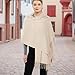 Darller Winter Scarf for Women Pashmina Shawls and Wraps for Evening Dresses Wedding Party Bridesmaid Warm Long Scarves Shawl, A-Beige