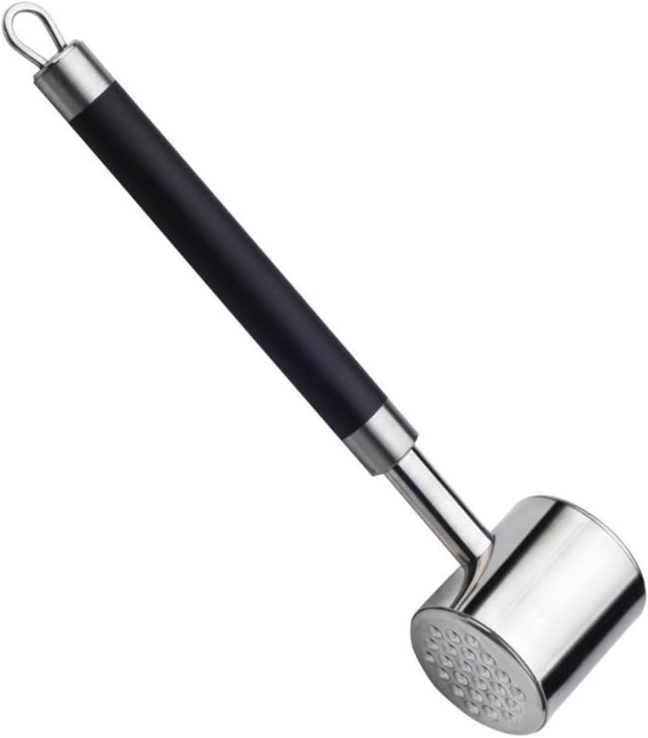 Zerodeko 1pc Meat Tenderizer Hammer Mallet Dual-sided Kitchen Tool for Pounding Beef Chicken Pork Ergonomic Non- Grip for Easy Use Food-grade Material