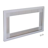 EMUCA Mikrowellen-Einbaurahmen, satinierter Nickel