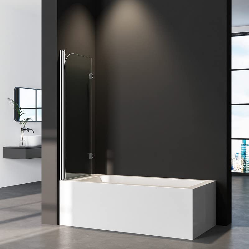 Die Elegante Fusion von Funktion und Design: Ihre Schwarze Duschwand für die Badewanne () Die Elegante Fusion von Funktion und Design: Ihre Schwarze Duschwand für die Badewanne