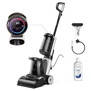 Tineco CARPET ONE Smart meubel- en tapijtreiniger met afneembare vlekreiniger, sneldrogend, 130 AW zuigkracht, draagbaar, led-display, app-verbinding, spraakmeldingen