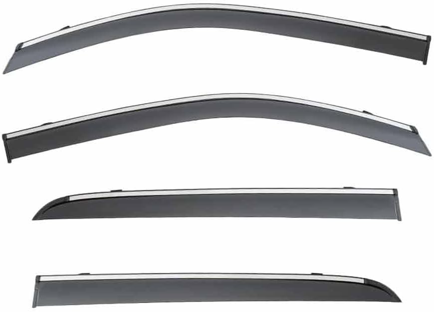 Car Windshield Rain Guards for Great Wall Poer MK1 2019-2024, Front Rear Window Wind Deflectors Visors Waterproof Deflector Windows Exterior Accessories