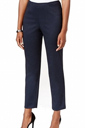 Tommy Hilfiger Women's Westport Ponte Knit Ankle Pants (4, Indigo)
