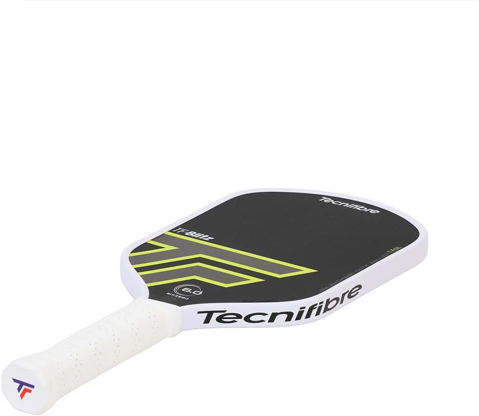 Tecnifibre TF-Blitz 15mm Pickleball Paddle-w/Honeycomb Polypropylene Core & Raw Composite Face (Engineered and Manufactured by SixZero)