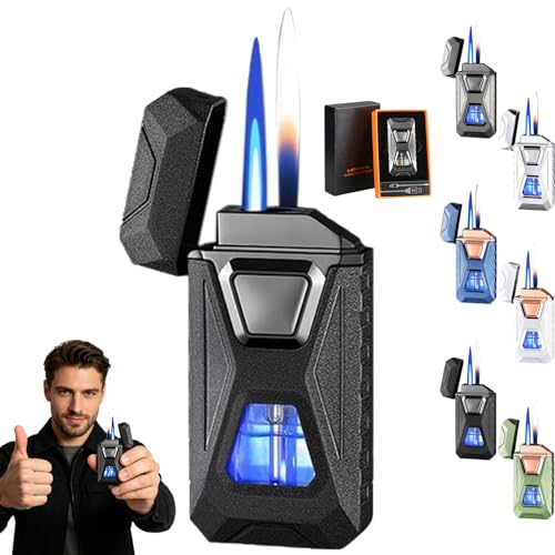 Encendedor Dual Llama Activado por Voz USB Recargable miniatura 1