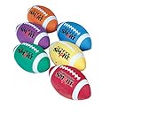 School Smart Gradeballs Junior Size 6 Rubber Footballs, Set of 6