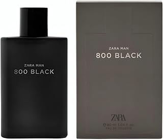 Man 800 Black Cologne for Men EDT Eau De Toilette 90 ML (3.04 FL OZ)