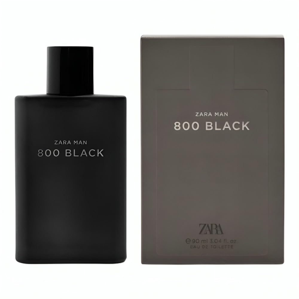 Zara Man 800 Black Cologne for Men EDT Eau De Toilette 90 ML (3.04 FL OZ)