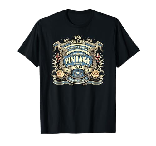 Limited Edition 11th Birthday Vintage Born In 2014 Classic T-Shirt