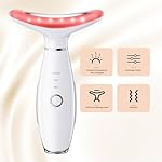 Neck Face Massager, Portable Facial Massager, 3 Modes Face Sculpting Tool, Face Massager Tool for Skin Care, (White) - Image 3