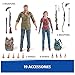 PlayStation The Last of US, 2-Pack 6” Joel & Ellie Action Figures with 19 Accessories, The Shapes Collection, for PS5 Fans & Collectors Ages 17+
