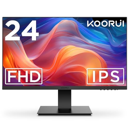 KOORUI 24 Inch Computer Monitor, FHD(1920 x 1080p) PC Monitors, 75Hz IPS Display, HDMI, VGA, 99% SRGB, 75 x 75 mm VESA Mountable, Frameless, Flicker-Free, 3-Year Warranty 3 KOORUI 24 Inch Computer Monitor, FHD(1920 x 1080p) PC Monitors, 75Hz IPS Display, HDMI, VGA, 99% SRGB, 75 x 75 mm VESA Mountable, Frameless, Flicker-Free, 3-Year Warranty