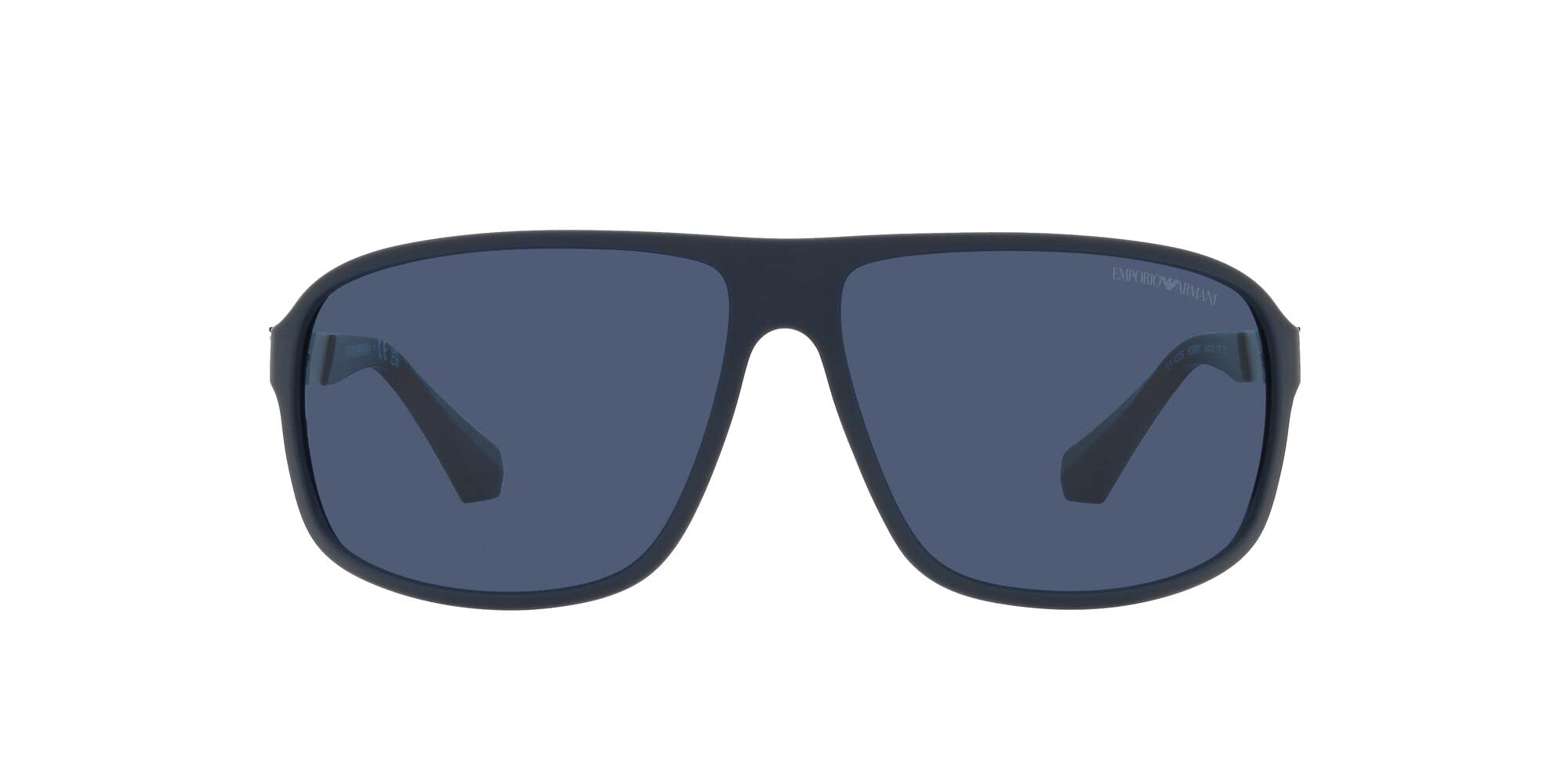 Emporio Armani Men's Ea4029 Sunglasses, Matte Blue/Dark Blue
