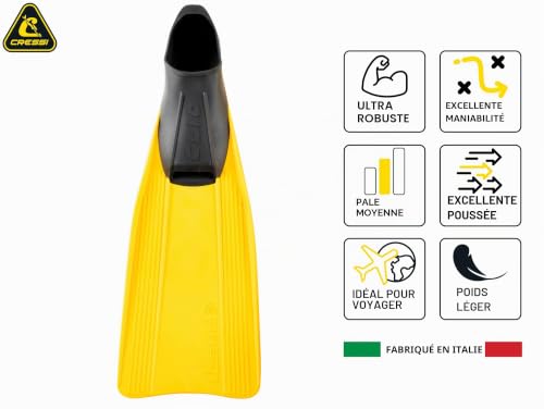 Palmes Cressi Sub Clio Jaune - vue 9