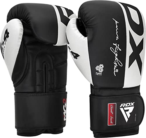 Rdx HU-XI-201 Boxing Gloves, Maya Hide Leather Training Gloves For Muay Thai thumb #7
