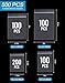 500 PCS Small Plastic Bags, Mini Resealable Bags, 4 Different Sizes Small Jewelry Clear Storage Poly Bag for Packaging, Candy, Pill