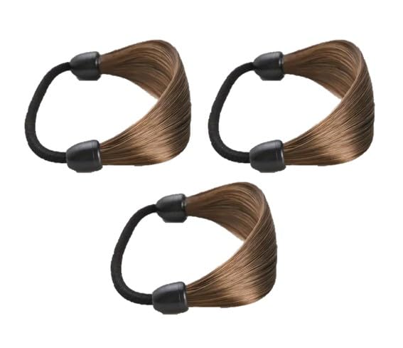 DCELLA Women Girls Straight Wig Elastic Hair Band Synthetic Hair Braided Headband Classic Chunky Plaited Braids Elastic Stretch Hairpiece Women Girl Beauty (Pack of 3) (B0CL6WTS9D) Amazon Price History, Amazon Price Tracker
