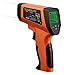 BBQGO Laser Infrarot Thermometer -50℃ bis 750℃ , Infrarot Thermometer mit 16:1 Spot-Verhältnis, Temperaturmessgerät IR Pyrometer mit Berührungslose ,Einstellbarer Emissionsgrad für Kochen/Automotive